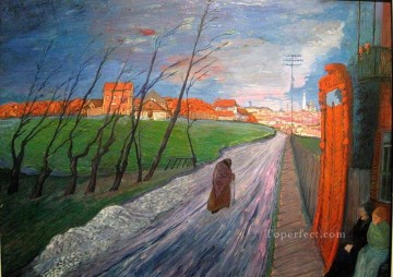 風が強いマリアンヌ・フォン・ヴェレフキン Oil Paintings